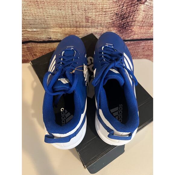 Adidas FY4440 Icon 7 MD Ironskin Low Top Baesball Cleats Royal Blue Sz 15 NWT - Picture 4 of 5